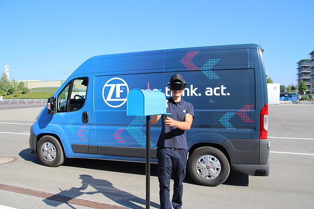 ZF präsentierte bei den ZF TEchnology Days zahlreiche Anwendungen, die autonomes Fahren in der Zukunft möglich machen.