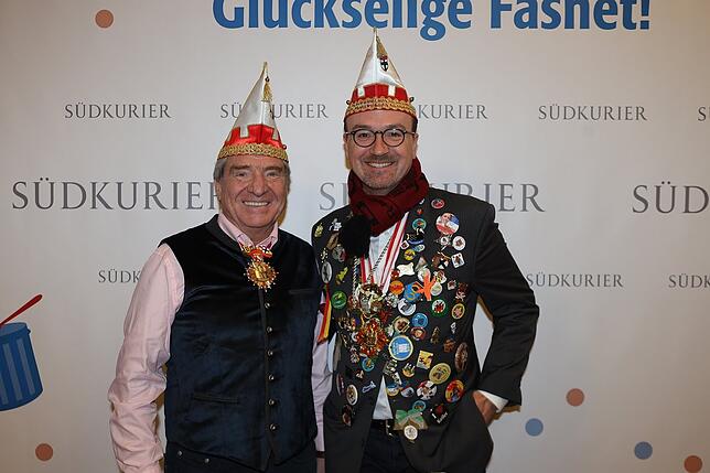 Bild 31: An der SÜDKURIER-Fotowand: Das sind die Gäste der Fernsehfasnacht (Teil 4)