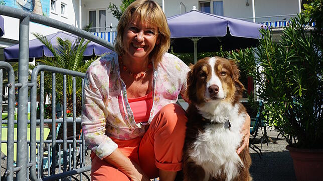 Susanne Hilzinger lebt im Hotel Stadtgarten. Von hier aus ging sie täglich mit Hund Keks in den Villengärten spazieren. Das geht nun ...