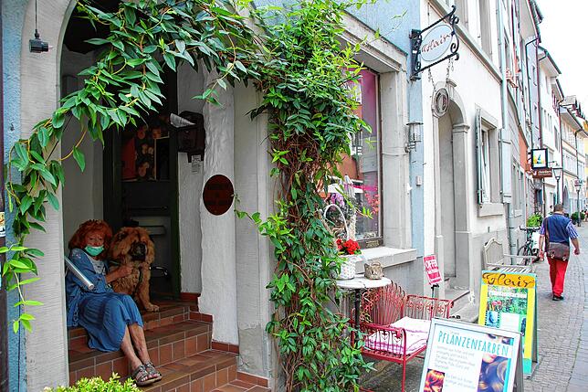 Der Salon in der Zollernstraße.