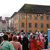 (Archivbild von 2024) Die Jugendparty auf dem Stephansplatz am Schmotzigen Dunschtig vor einem Jahr: In der Nacht wurde ein 18-Jähriger ...