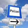 Schild Polizei
