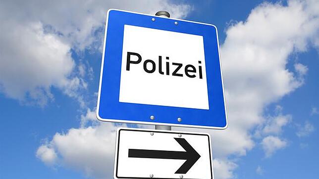 Schild Polizei