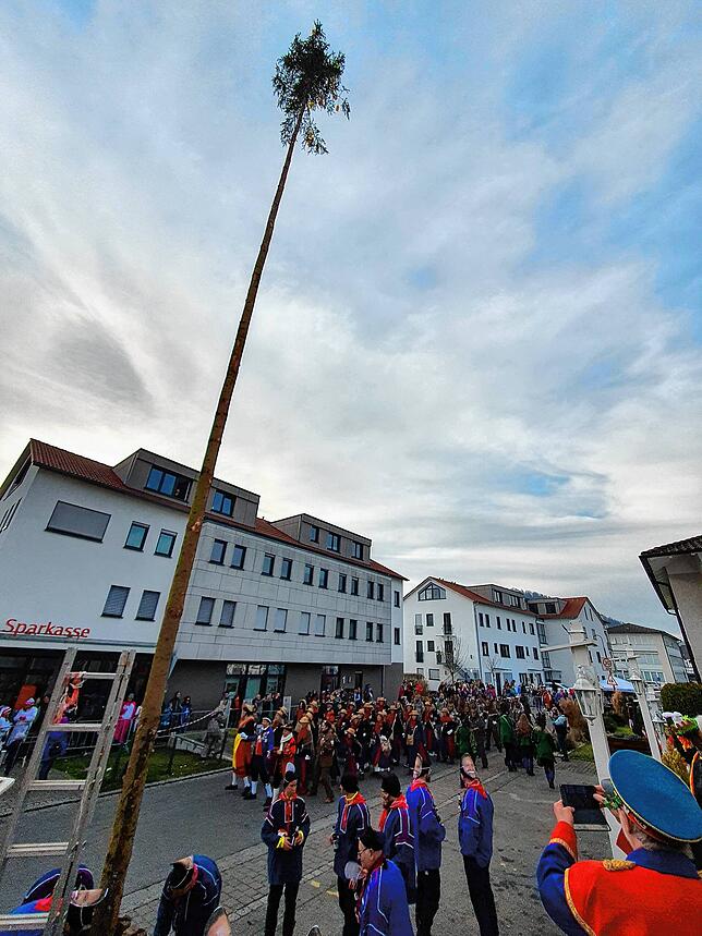 Bild 12: Bilder vom Umzug und Narrenbaumstellen in Ludwigshafen bei der Krone