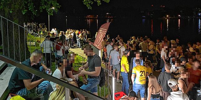Bild 1: Chronologie einer lauten Nacht: Wie ein Anwohner und die Polizei die Vorfälle beim Konstanzer Schänzle am Wochenende erlebt haben