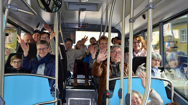 Der Wunsch: So viel Fahrgäste wie am ersten Tag bei der Einführung des Stadtbusses sind ausgeblieben.