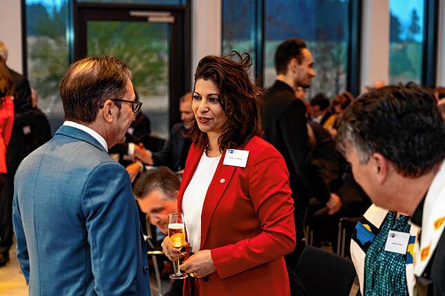 Bild 4: Impressionen vom feierlichen Festakt zur Eröffnung des IHK-Neubaus Haus der Wirtschaft