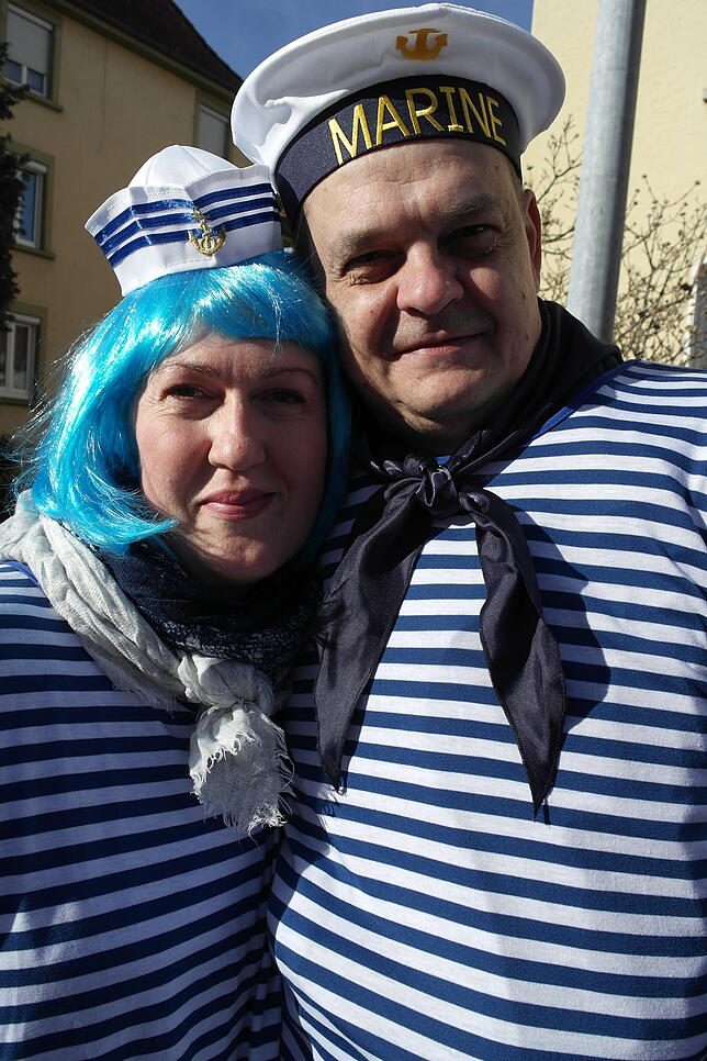 Bild 12: Gesichter der Fasnet: So kreativ zeigen sich die Besucher am Häfler Samstag