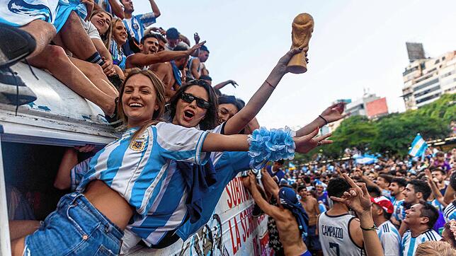 Die Freude in Buenos Aires kannte nach dem WM-Sieg keine Grenzen.
