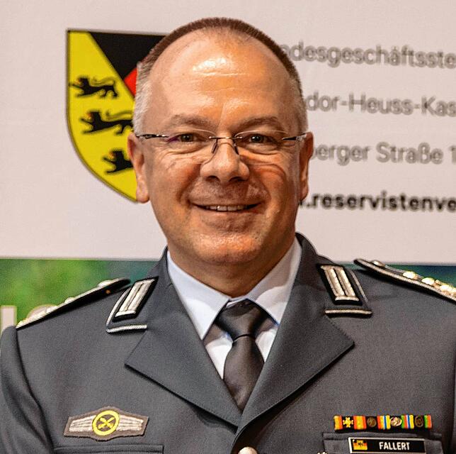 Joachim Fallert, Oberst der Reserve, aus Bühl ist Chef der Reservisten in Baden-Württemberg.