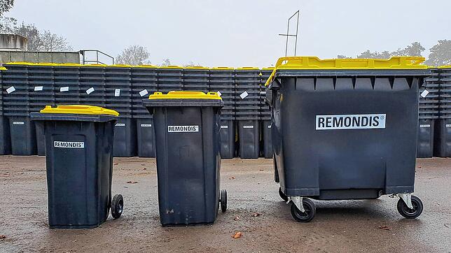 Das sind die möglichen Behältergrößen der gelbe Tonnen: Es gibt 120, 240 oder 1100 Liter im Landkreis Konstanz.