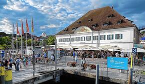 Nicht nur in der wärmeren Jahreszeit ist die Greth ein Anziehungspunkt an der Promenade.