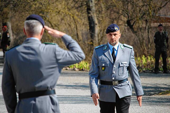 Oberstleutnant Sandro Brandt hat das Kommando des Jägerbataillons übergeben.