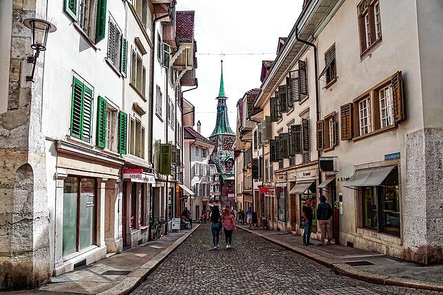 Die Barfüssergasse in Solothurn.