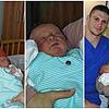 Drei Babys sind am Neujahrstag im Klinikum Friedrichshafen zur Welt gekommen: (von links) Jana, Mert und Nele.