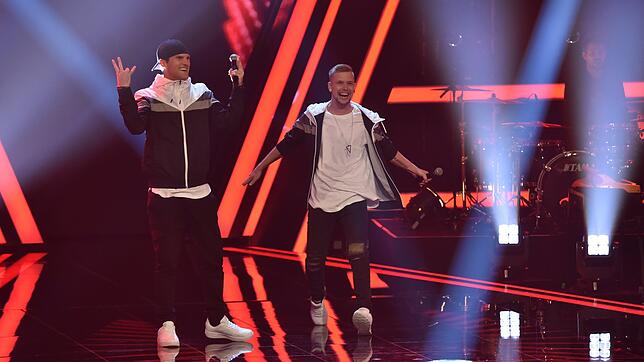 Das Rap-Duo Rookeys aus dem Schwarzwald tritt heute Abend bei den Battles bei der TV-Castingshow &bdquo;The Voice of Germany&ldquo; auf ...