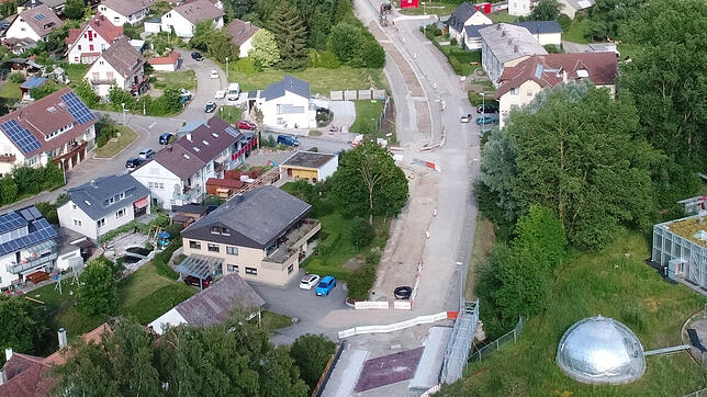 Der erste Bauabschnitt der Schaffhauser Straße wurde 2018 realisiert, der zweite ist dann nächstes Jahr dran. Archivbild: Roger Müller