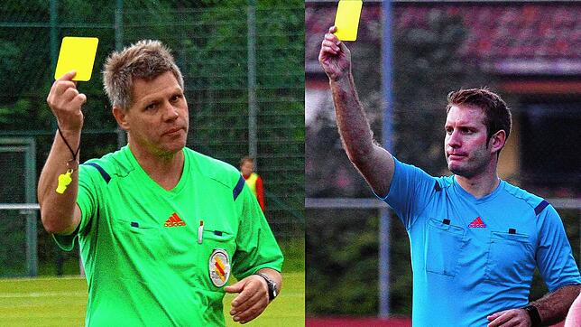 Regelgerecht: Uwe Seifert (links) aus Waldshut-Tiengen und Mark Hohmann aus Rheinfelden wurden im Rahmen der Aktion &bdquo;Danke ...