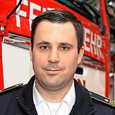 Mario Dutzi, Kommandant der Singener Feuerwehr, schildert die Anstrengungen der vergangenen Tage.