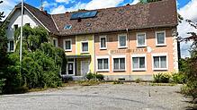 Das legendäre Hotel und Gasthof Frank in seinem heutigen Zustand. Der Käufer ist die Stadt Hüfingen.
