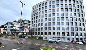 Das Landratsamt des Bodenseekreises in Friedrichshafen war Ziel eines Cyberangriffs (Archivbild).