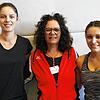 Im Einsatz: Trainerin und Mutter Claudia Lais war mit ihren Töchtern Anne (rechts) und Alisa beim German Masters in Pfedelbach am Start. ...