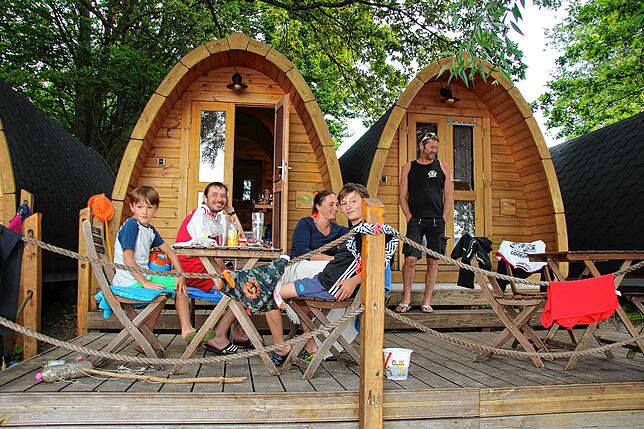 Familie Haindl aus Niederbayern verbrachte ihren Sommerurlaub in Allensbach.