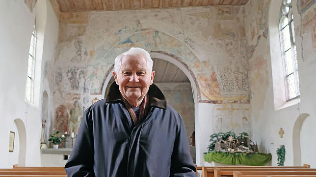 Die gute Seele der Silvesterkapelle: Im Oktober wurde der ehemalige Stadtbaumeister Wolfgang Woerner 90 Jahre alt und bietet bis heute ...