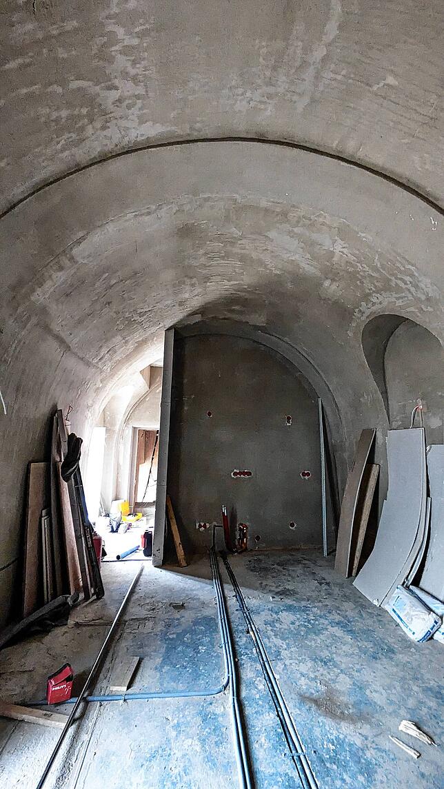 Bild 9: Bilder von der Baustelle Schloss Espasingen: So sieht es jetzt innen aus