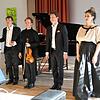 Überzeugen das Publikum (von links): Benedict Klöckner, Tobias Feldmann, Alexander Krichel und Anush Hovannisyan im Konzert. Foto: ...