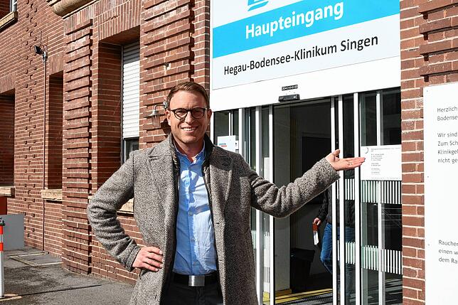 Der Neurochirurg Sven Gläsker – hier ein Archivbild vom März – hat zum 1. Mai eine Stelle als Chefarzt am Singener ...
