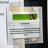 Patienten am Krankenhaus Pfullendorf sollen das Haus nicht eigenständig betreten.
