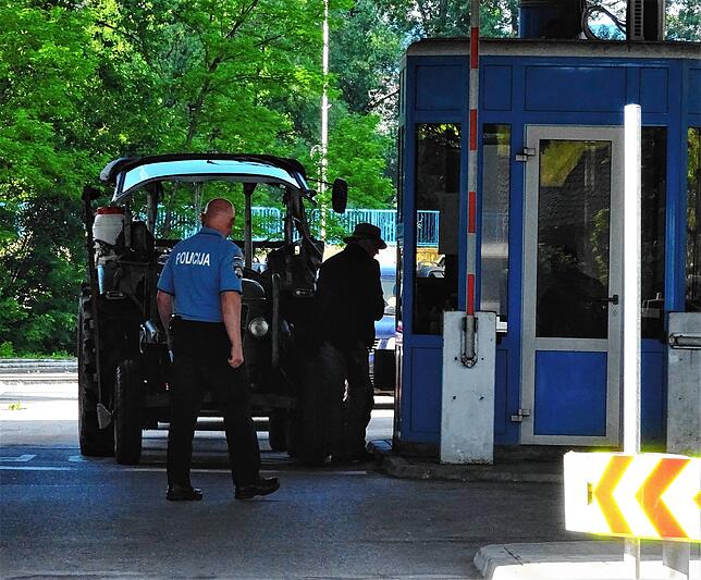 Die Zöllner nach Kroatien waren besonders kritisch beim Grenzübertritt