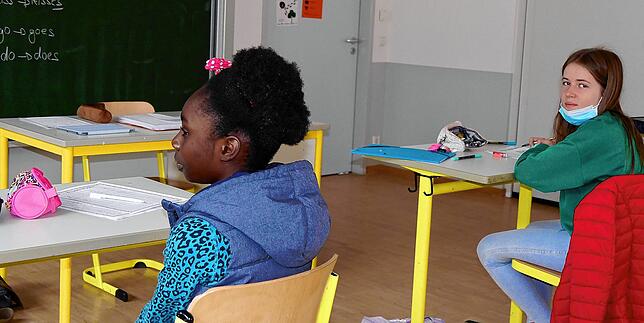 Vorbereitung auf das kommende Schuljahr: In der Sommerschule am Suso-Gymnasium lernen derzeit 123 Schüler der Klassen 5 bis 10, hier ...