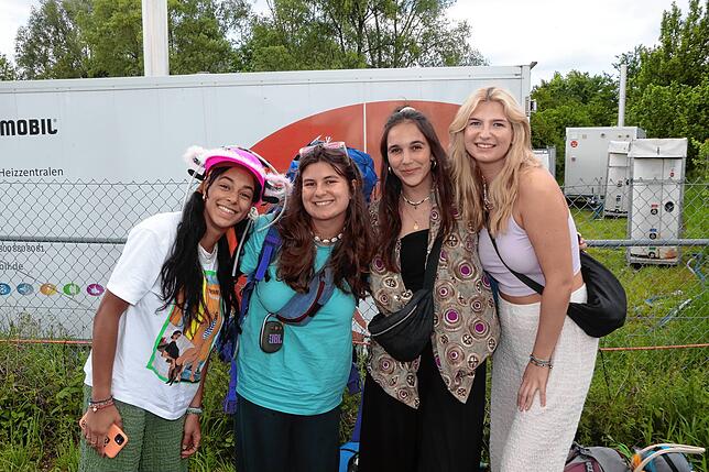 Bild 30: Die Camper sind da und stimmen sich aufs Campus-Festival 2024 ein