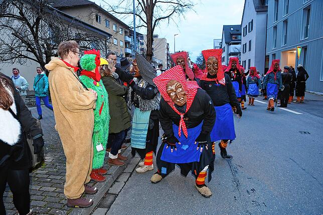 Bild 5: In Petershausen steht der Narrenbaum! Alle Fotos vom Freitagabend