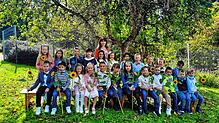 Die Klasse 1b der Grundschule im Steppach mit Klassenlehrerin Nadine Rasing.