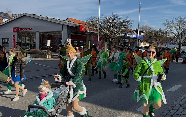 Bild 11: Bermatingen: Die Bilder-Highlights des ausgelassenen Umzugs und der Narrenolympiade!