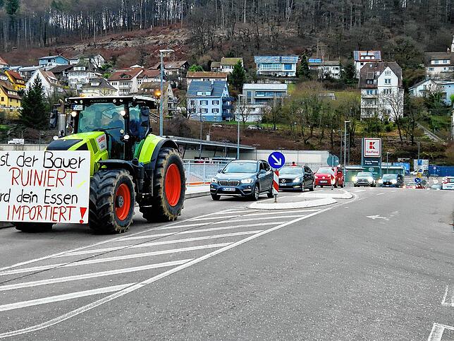 Bild 17: Protest der Landwirte &ndash; Bilder der Sternfahrt nach Horheim am Montag