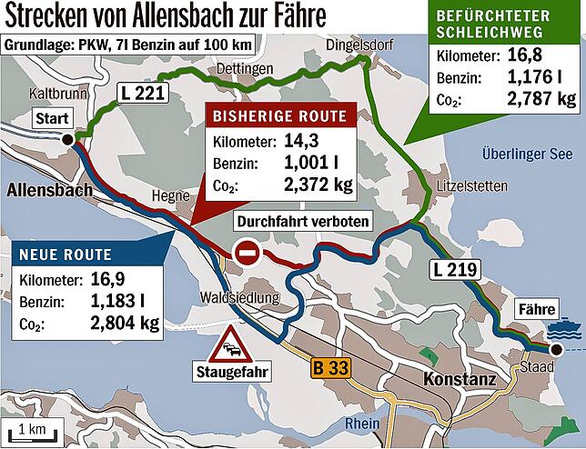 Nördlich der Waldsiedlung wird die Landesstraße 220 gekappt. Der künftige Weg ist etwa 2,6 Kilometer länge und führt über die ...