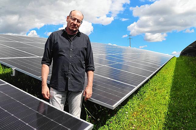 Bene Müller, Vorstandsmitglied von Solarcomplex.