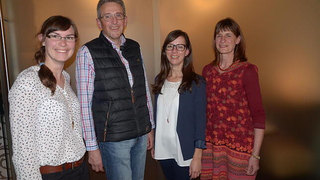 Anita Schneider, Günther Czopiak, Irena Riegg, Brigitte Gierhake (von links) schauen schon wieder zuversichtlicher in die Zukunft des ...