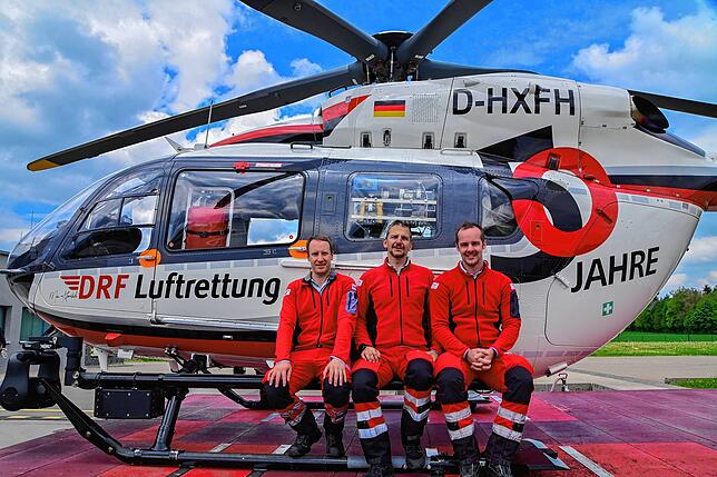 Bild 5: Der Rettungshubschrauber Christoph 11 aus Villingen sieht plötzlich anders aus – das ist der Grund