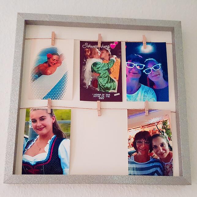 Unten links ist Patricia im Dirndl, das Bild liebt Ina Gandor besonders.
