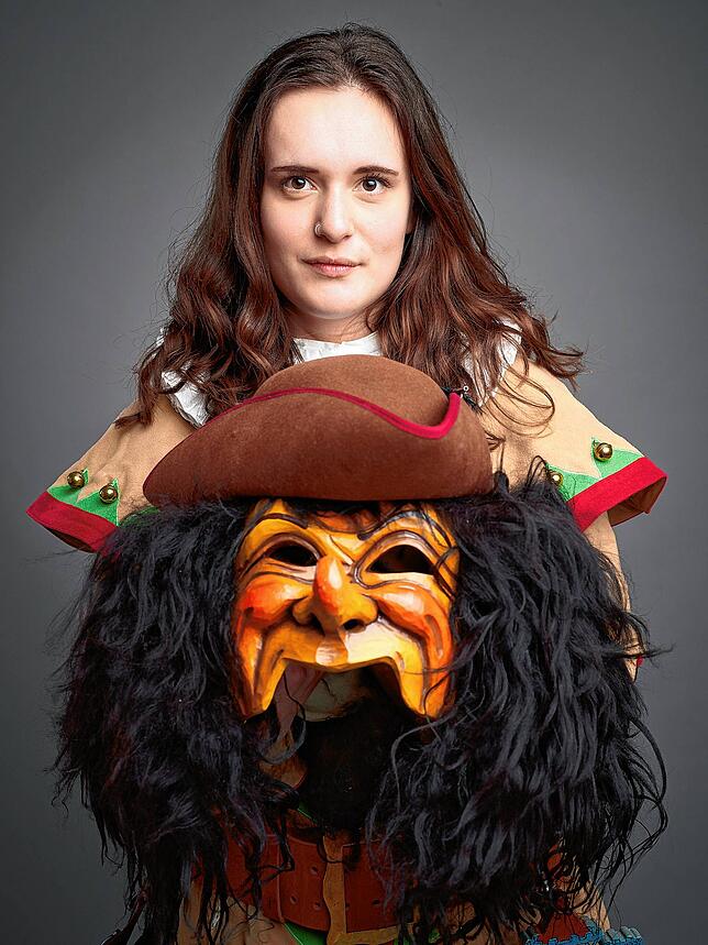 Bild 7: Wer verbirgt sich hinter der Larve? Zweiter Teil des Foto-Projekts über die Gesichter der Fasnacht