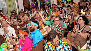 Volles Haus bei der Rucksackfasnet der Walder Gaggerer.