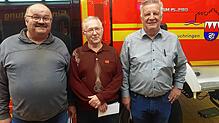 Die Gewinner (v. l.): Stefan Ebi (dritter Platz), Albert Koch (erster Platz) und Gerhard Protmann (zweiter Platz).