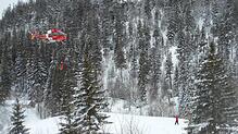 Bild : Mann am Feldberg von Lawine verschüttet und schwer verletzt