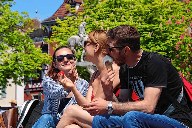 Bild 1: So schön ist der erste richtige Sonnentag am Bodensee