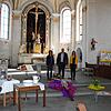 In den Kirchen der Seelsorgeeinheit Eggingen-Stühlingen Heilig Kreuz bereiten die Mesner eine Ausstellung für die Karwoche vor. Von ...
